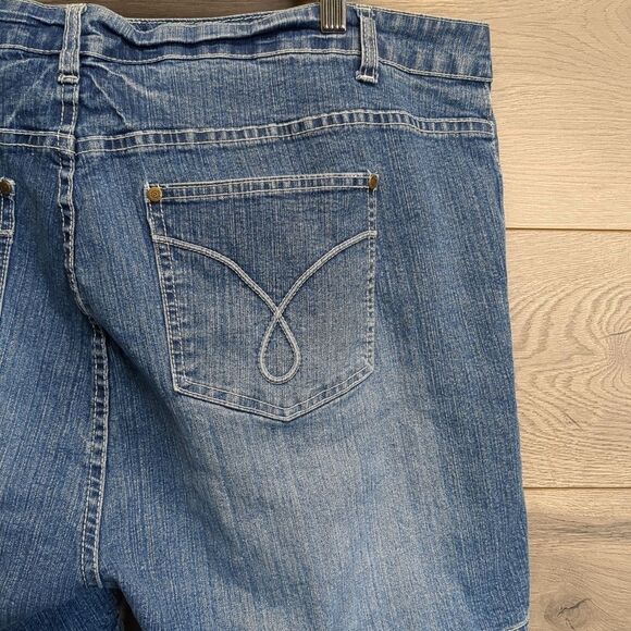 Illegal Jeans Denim Summer Shorts Women's Plus Size 24 - Picture 6 of 8